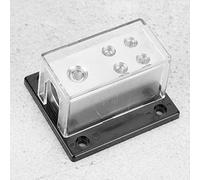 BRRNOO Power Supply Distribution Block Splitter 1x0GA Input to 4x4GA Outputs for Car Systems