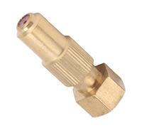 BRRNOO Pressure Hose Nozzle, Hose Sprayer Nozzle Brass Ceramic Brass Watering Tool G3/8 Internal Thread Pressure Sprayer for Courtyard (1.5mm/0.06in Hole)