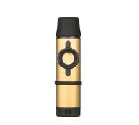 Brrnoo Rain Drum, Aluminum Alloy Kazoo Drum Set Woodwind Instrument Musical Instrument for Beginners Silver (Gold)
