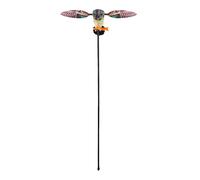 Brrnoo Remote Control Duck Lifelike Duck Animated Mallard Electric with Flapping Wings Weather Proof Paint Metal Stake Placeholder for Outdoor Pond Garden Decoration (Style A)