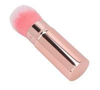 BRRNOO Retractable Makeup Brush, Retractable Blush Brush Kabuki with Lid Fiber for Makeup Artist (Pink)