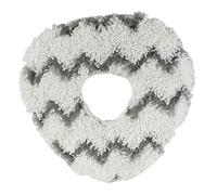 Brrnoo Robot Vacuum Reusable Mop Cloths Vacuum Mop Pads Pad Replacement Microfiber Pads Thick Looped Microfiber Raised Texture Triangular Heart Shaped Hole with Wet Dry Mopping (Striped 10pcs)