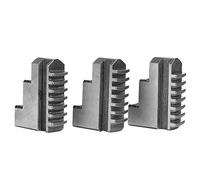 Brrnoo Self-Centering Lathe Chuck 5in External, K11-125, 3 Pieces 20CrMnTi Jaws, for Metalworking Tools