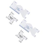 Brrnoo Sewing Ruler, Seam Guide Ruler with Aluminum Material Approx. 10 X 4cm / 3.9 X 1.6in; 5.8 5.5cm / 2.3 2.2in Quilting for Manual Cutting and Plate Making