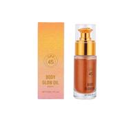 BRRNOO Shimmering Body Oil with Light Reflecting Mica Particles for Sun Kissed Glow Bronze ed Hydrating Moisturizer Summer Skin Radiance Glow Body Oil Fruit Fragrance (30ML)