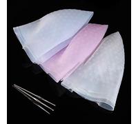 BRRNOO Silicone Dyeing Cap Hair Coloring Tool Highlighting Frosting Cap Reusable Silicone Hair Dye Cap with No Openings for Home Salon Professional Use (Assorted Color)