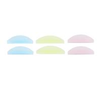 Brrnoo Silicone Lash Lift Pads for Stiff Lashes, 3 Pairs with Storage Box