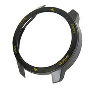 BRRNOO Smart Watch Protective Case, Mi Watch Color 2, S1 Active, Fits for Men and Women, Precise Cutouts, Eco-Friendly Material, Long Service Life, Bright Color, No Fading, (Yellow Letter On Black)