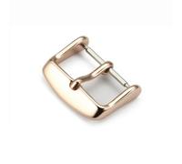 Brrnoo Stainless Steel Pin Buckle Wristwatch Accessories with 5 Sizes Silver 6 Sizes Rose Gold Gold Superior Materials for Long Time Wear Applicable to Various Watches (rose gold 20mm)