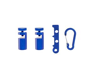 Brrnoo Stair Gauge, Tall Stair Gauges Saw Guide For Circular Saw Circular Guide Rafter Gauge Clamps Carpentry Squares (Blue)