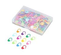 Brrnoo Stitch Markers, Crochet Accessories Allow You to Clearly See 100pcs 23x13mm Colorful Knitting Accessories for Marking Counting