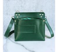 BRRNOO Stylist Bag, Cosmetology Bag with Large Capacity Vintage Design with Adjustable Strap Scissors 7 Scissor Slots for Hairdressing Pet Groomer Scissors (Dark Green)