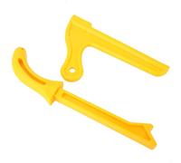 Brrnoo Table Saw Accessories, Wood Working Tools and Accessories Practical Safety Push Block 2pcs Yellow Plastic 2-in-1 Wood Saw Push Stick Woodworking Tools Woodworking