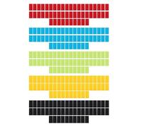 Brrnoo Tactile Braille Stickers Raised Dot Bump Dots for Visually Impaired 8mm Silicone Adhesive Markers with Strong Stick for Switches Keyboards Household Items