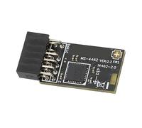 BRRNOO TPM2 0 Module High Performance Encryption Security Chip with SLB 9672 SPI 12Pin for Motherboards 10 11 Black PCB Compact Size 12 9 X 21 5mm