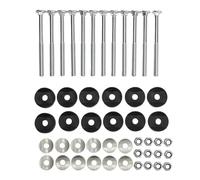 Brrnoo Trampoline Replacement Parts, with Washers Galvanized Steel Sportspower Trampoline Parts for Various
