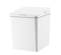 Brrnoo Trash Can, Bathroom Accessories Automatic Garbage Can Infrared Motion Sensor with Lid 6L Touch-free Trash Cans Bathroom for Kitchen Office Bedroom (6L)