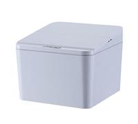 Brrnoo Trash Can, Bathroom Accessories Automatic Garbage Can Infrared Motion Sensor with Lid 6L Touch-free Trash Cans Bathroom for Kitchen Office Bedroom (4L)