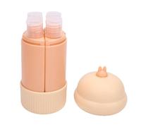 Brrnoo Travel Bottle Set Proof Refillable Travel Containers Dispenser Set for Shampoo Conditioner Body Wash Lotion for Business Trips Personal Travel Outdoor Adventures TPR PE (Skin Color)