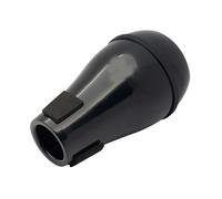 Brrnoo Trombone Practice Mute Silencer, Lightweight ABS Valve Mute with Density Sponge Interface for Teaching and Learning Black