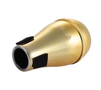 Brrnoo Trombone, Trombone Mute Silencer Lightweight ABS Valve Mute with High Density Sponge Interface for Teaching and Learning (Gold)