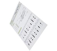 Brrnoo Trumpet Chord Chart, Convenient Carrying Premium Art Paper Material Suits Perfectly for Students and Beginners (Small chord watch (large size))