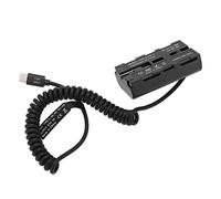 BRRNOO Type C Power Cable Dummy Battery, Stable Power Supply For Monitor And Fill Light, Multiple Protection Technologies, Longer Lasting Time. Adopts Input Port For Power Supply, With