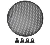 Brrnoo Universal Speaker Mesh - 12 Inch Subwoofer Grills with Round Cover & 4 Clips for DIY Home Audio and Car Subwoofer - Easy Installation