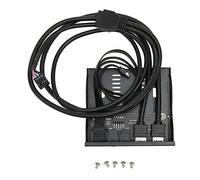 BRRNOO USB Floppy Drive, USB Front Panel Front Panel 3.2 Hub 10Gbps Plug and Play Iron Shell Floppy Disk Reader Disk Reader for Win for Linux or PC, Laptop and Desktop