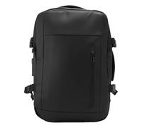 Brrnoo Vacuum Compression Backpack with Pump, Expandable Anti Theft Travel Backpack with Password Lock, 36 to 55L Water Proof Carry On Business with Laptop Compartment