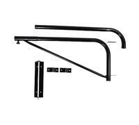 Brrnoo Wall Mounted Swiveling Spray Boom Anti Tangling Hose Boom Heavy Duty Iron Alloy Construction with 180 Degree Rotation for Horse Washing