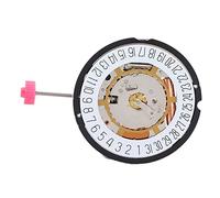 BRRNOO Watch Movement Alloy Small Calendar Movement Replacement Durable Watch Parts Accessories for Watchmakers Repairers and Enthusiasts Material Alloy Size 37mm X 26mm