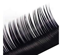 Brrnoo Water Proof Mink Eyelash Extensions,0.15 Mm Thick,10 Mm Length,Soft & False Lashes for Professional Lash Artists, DIY Home Use, 1 Box Compatible with JM00806 (0.15D，12mm)