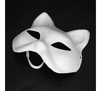 Brrnoo White Blank Drawing Mask 5 Pcs for Halloween Party Eco-Friendly Material (how much is it)