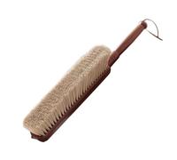 Brrnoo Wooden Dust Brush Hand Broom Sofa with Beech Wood Handle for Hair Debris Cleaning on Countertops Sofas Beds Clothes Tight Spaces (Large)
