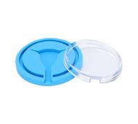 Brrnoo Y Shaped IUD Training Model Blue Plastic Contraceptive Demo Kit with Detachable Lid for Teaching IUD Placement Procedures