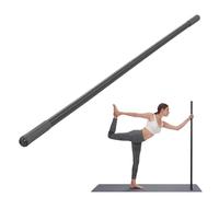 Brrnoo Yoga Bar, Multifunctional Stretching Stick for Flexibility and Mobility, with 4 Steel Bars and 2 Non Slip Handles, for Yoga, Pilates, Fitness and Balance Training