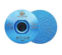 BRSCHNITT 2" Diamond Grinding Wheel #80/100 - for Grinding Shaping Polishing and Cleaning Tile Granite Marble Masonry Brick for M14 Angle Grinder(2pcs）