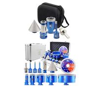 BRSCHNITT Diamond Core Drill Bit Set 6/35mm & BRSCHNITT Tile Hole Saw Kit 6/6/8/20/35/50/68/110MM
