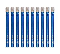 BRSCHNITT Diamond Dry Drill Bit Tile Drill Bit 6 mm - Pack of 10 Diamond Drill Bits - Hole Saw for Ceramic, Granite, Porcelain, Tiles, Porcelain Stoneware, Masonry, Marble, Masonry