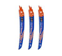 BRSCHNITT Japanese Teeth Reciprocating Saw Blades 230mm 3PCS - Curved Edge Wood Pruning Saw Blades 6TPI for Tree Trimming,Wood Cutting,Cr-V Sabre Sawzall Blades