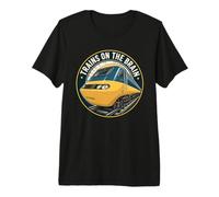 Brtitish Rail 125 High Speed Train - Trains On The Brain Premium T-Shirt
