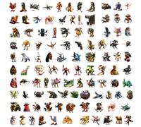 BRTNUP 100 PCS Italian Brainrots Stickers, Tralalero Tralala Tung Tung Tung Sahur Design Meme Stickers Waterproof PVC Stickers for Customizing Water Bottles Laptops Skateboards Ideal for Meme Lovers