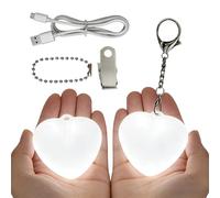 BRTNUP 2 Pack Love Wallet Tote Bag Purse Lights,Rechargeable Touch Activated Mini Handbag Light Keychain, Auto Sensor for Dark Purses & Totes,Valentine's Day Gift for Women, Girlfriends