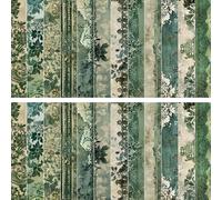 BRTNUP 24 Sheets Scrapbook Paper, 6" x 6" Decoupage Paper Sheets Scrapbook Background Papers Pad Scrapbooking Papers Pads Floral Pattern Papers for Crafting Decoupage DIY (Multicolor H)