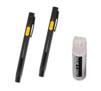 BRTNUP 2PCS Heat Erasable Fabric Markers for Sewing with 20 Replacement Refills, Heat Erasable Tailors Chalk Replaceable Fabric Chalk Pens for DIY Sewing Quilting Embroidery Heat Erasable Fabric Pens