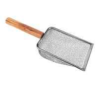 BRTNUP Cat Litter Scoop, Cat Poop Scoop, Sand Sifter Scoop, Stainless Steel Shovels Pet Litter Cleaning Tool for Cat Rabbit Lizard