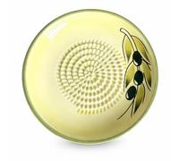BRTNUP Ceramic Garlic Grater Plate, Handmade Painted Ceramic Grating Plate