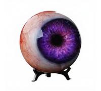 BRTNUP Hyper Realistic Monster Eye Decor - 3D Eyeball Ornament with Stand | Scary Realistic Eyeball Ornament, Creepy Resin Eye Sculpture, Scary Realistic Monster Eye Decor for Halloween Gothic Home