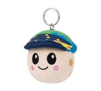 BRTNUP Moon Plush Toy Keychain, Rise Plush Toy Keychain Inspired by Artemis II Zero-Gravity Indicator Moon Plush Stuffed Animal Cute Moons Plush Keychain Commemorative Ornament for Astronomy Lovers